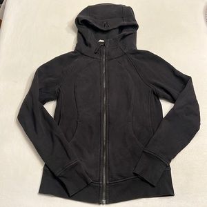 Lululemon Black Scuba Hoodie.